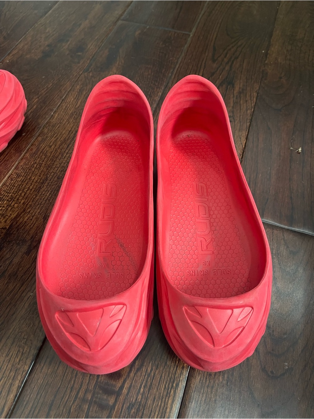 Kids Red Slip-On Wrestling Shoe Covers